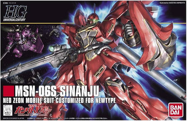 Gundam UC", Bandai HGUC 1/144 (Gundam Model Kit) #116 MSN-06S Sinanju
