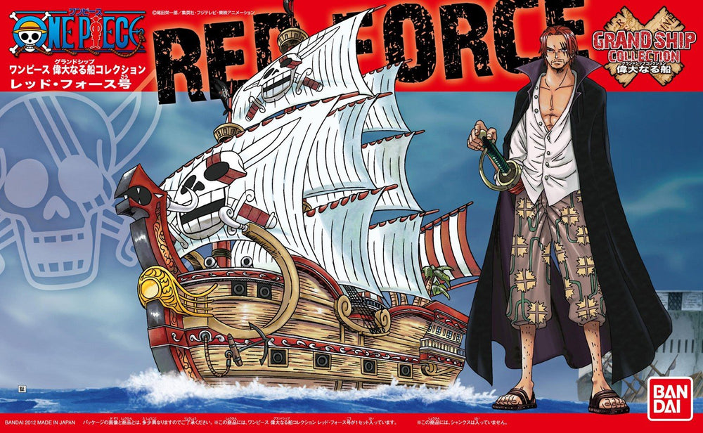 Bandai Hobby: One Piece Grand Ship Collection Model Kit - #004 Red Force Model Ship