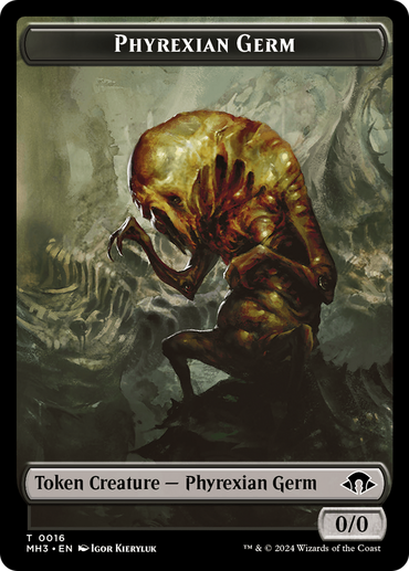 Phyrexian Germ // Thopter Double-Sided Token [Modern Horizons 3 Tokens]
