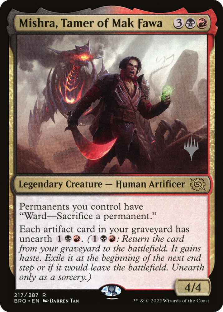 Mishra, Tamer of Mak Fawa (Promo Pack) [The Brothers' War Promos]