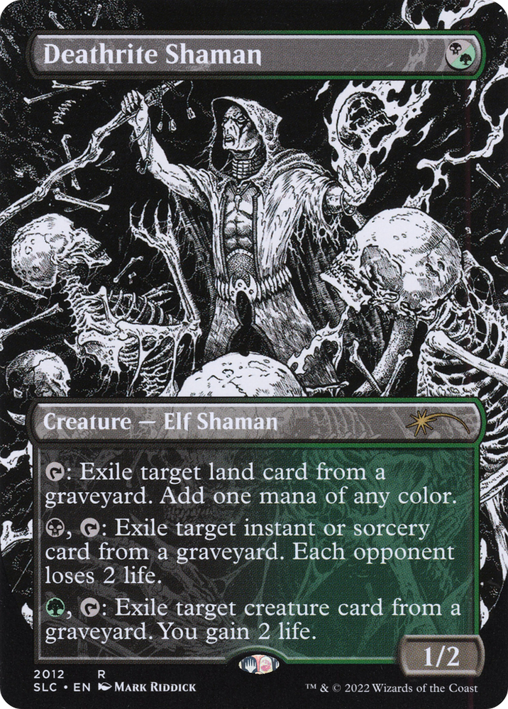 Deathrite Shaman (Borderless) [Secret Lair Countdown Kit]