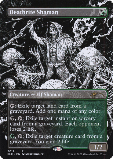 Deathrite Shaman (Borderless) [Secret Lair Countdown Kit]