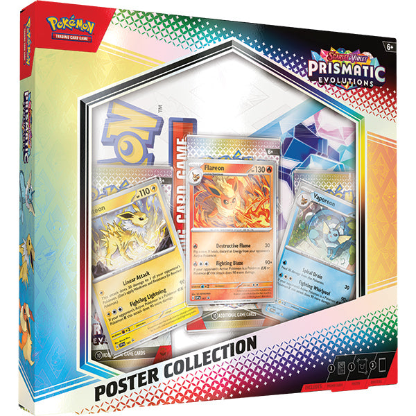 Pokemon TCG: Scarlet & Violet Prismatic Evolutions- Poster Collection (Pre-Order)