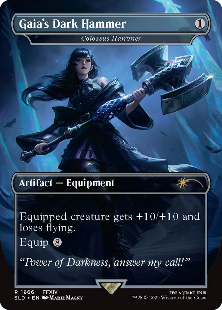 Gaia's Dark Hammer - Colossus Hammer [Secret Lair Drop Series]