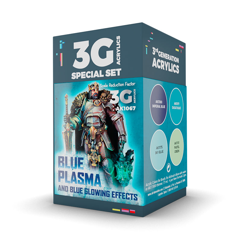 Wargame Color Set - Blue Plasma and Glowing Effects