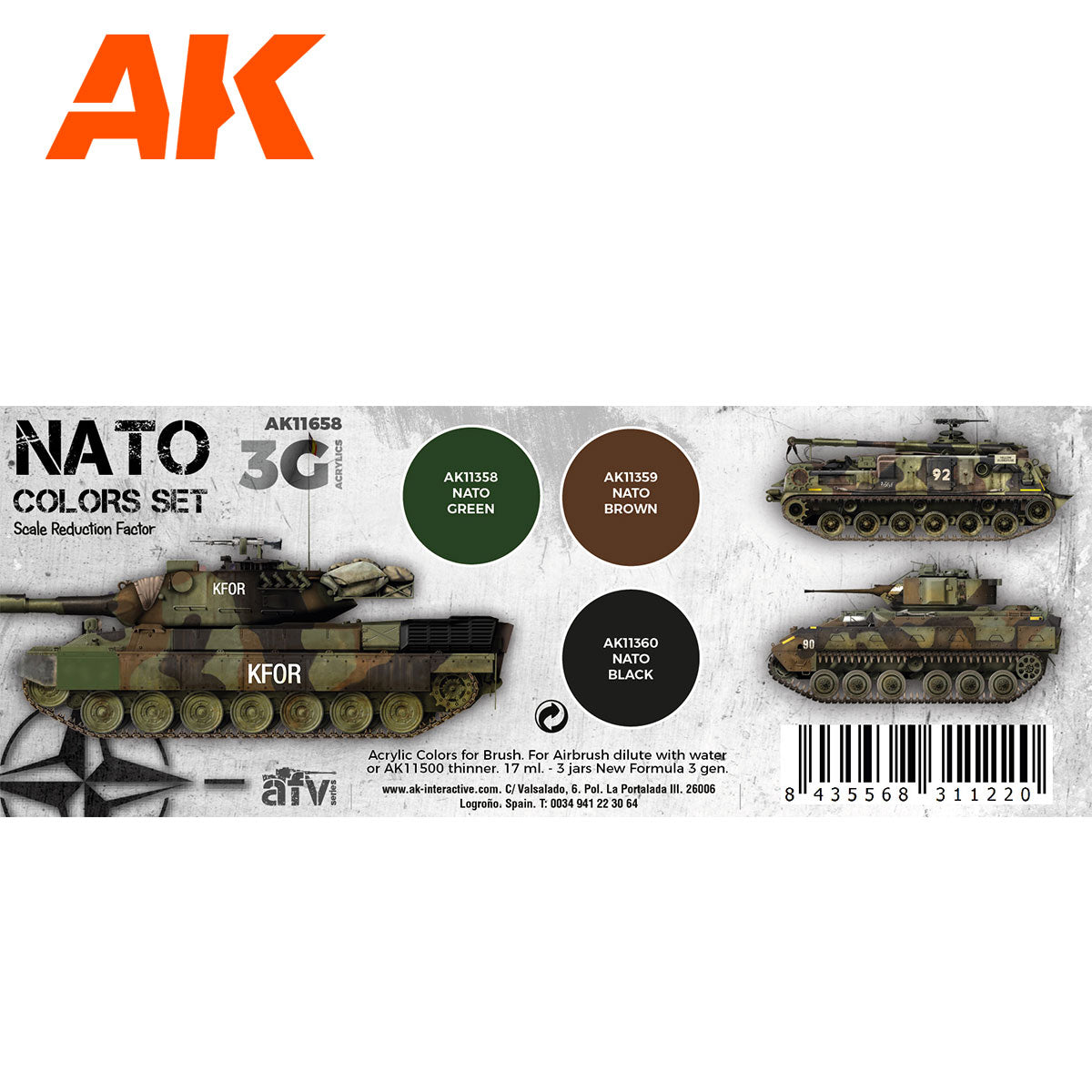 AK NATO COLORS SET