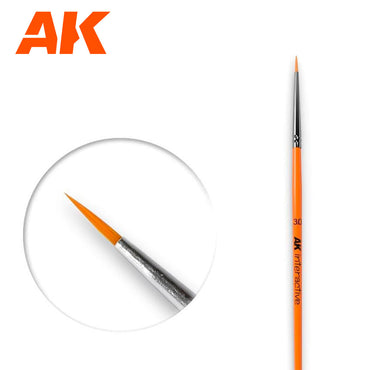 AK Modeling Brush 3/0 Round Synthetic