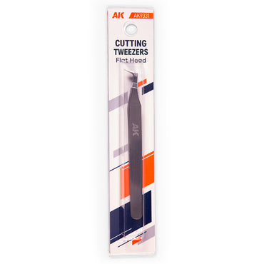 CUTTING TWEEZERS FLAT HEAD