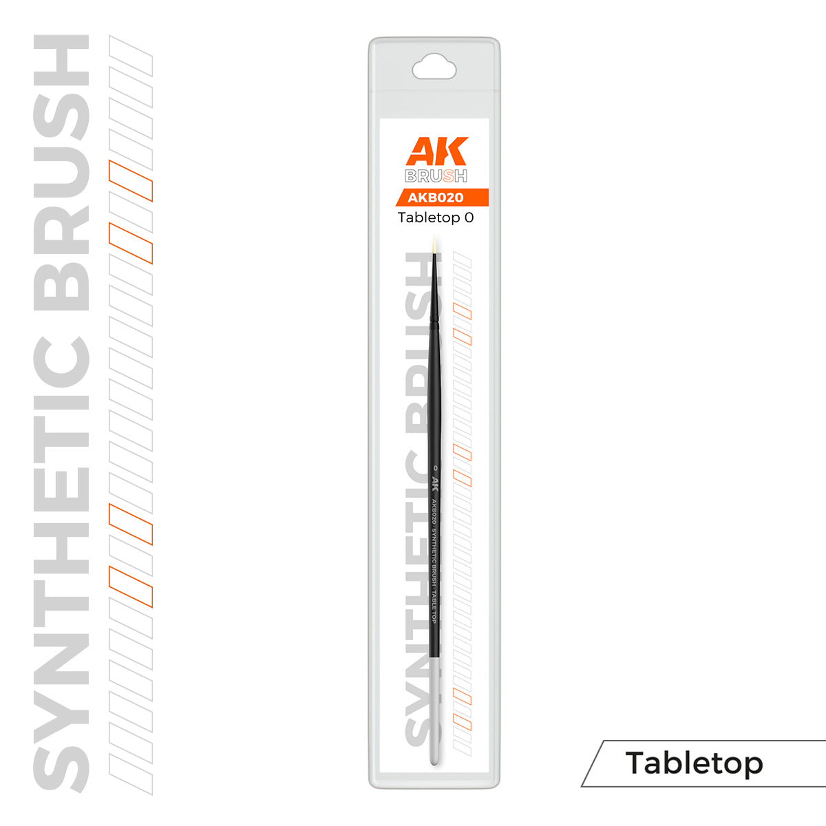 AK Interactive Synthetic Tabletop Brush 0