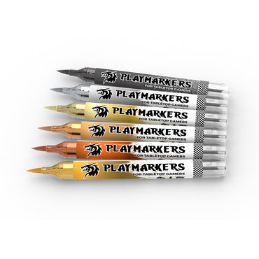 PLAYMARKERS SET - FULL METAL (6 ref.)