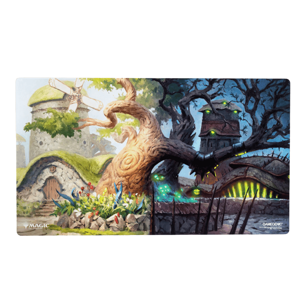 Magic: The Gathering | Lorwyn Eclipsed Shiny Playmat - Temple Garden