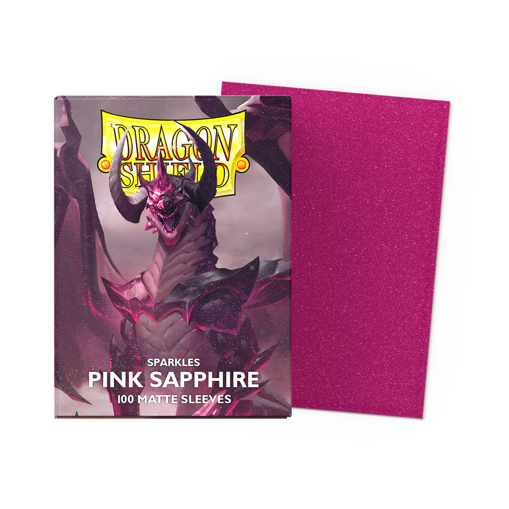 Dragon Shield Matte Sleeves: Pink Sapphire
