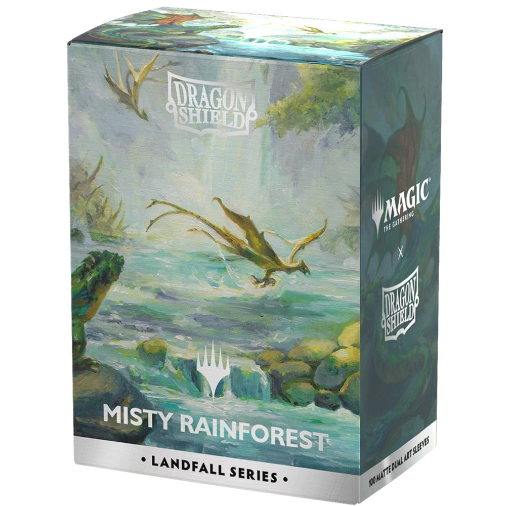 Dragon Shield Matte Sleeves: Misty Rainforest