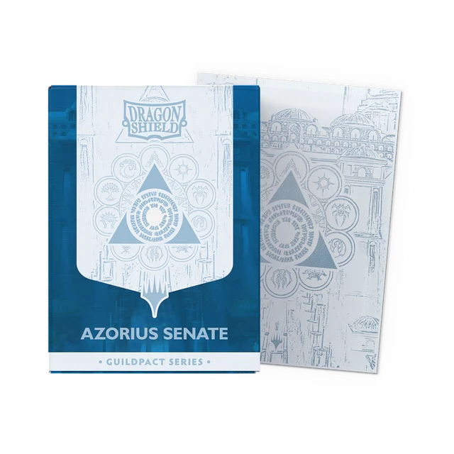 Dragon Shield Standard Size Card Sleeves(100): Guildpact Series - Azorius Senate