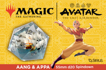 Magic: The Gathering | Avatar: The Last Airbender – Aang & Appa 55mm Spindown Life Counter