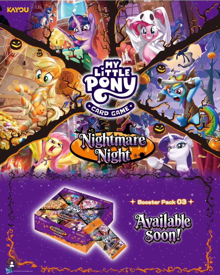 KAYOU LIMITED: MY LITTLE PONY TCG: SERIES 3 NIGHTMARE NIGHT BOOSTER (20CT DISPLAY)