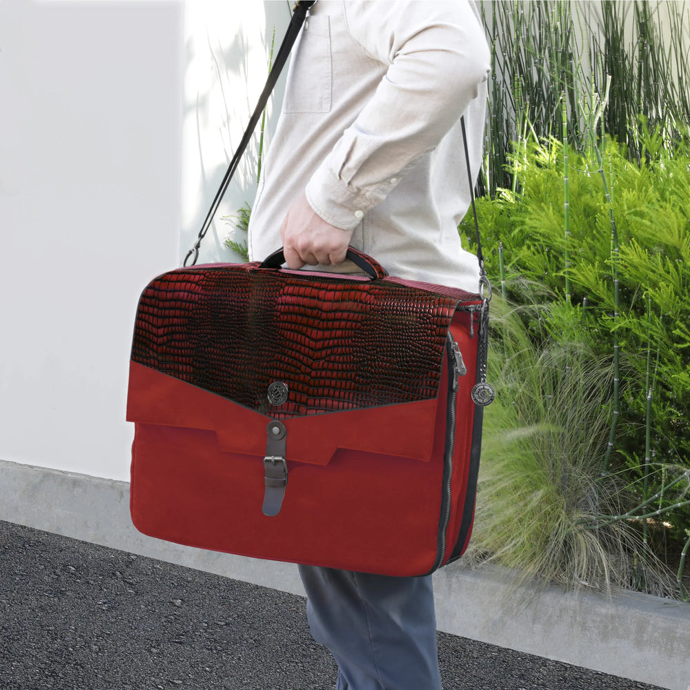 ENHANCE Tabletop Collectors  Edition Trading Card Shoulder Bag - Red