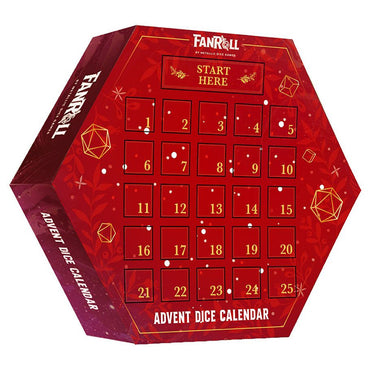 FanRoll Advent Dice Calendar by Metallic Dice Games