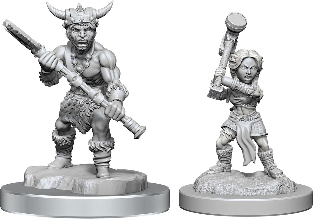 Dungeons & Dragons: Nolzur's Marvelous Unpainted Miniatures - W18 Halfling Barbarians