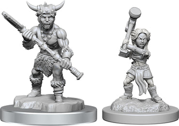 Dungeons & Dragons: Nolzur's Marvelous Unpainted Miniatures - W18 Halfling Barbarians