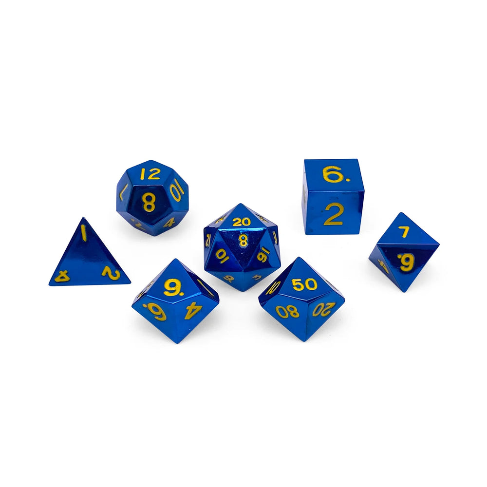 Norse Foundry - Lightning Bolt 7 Piece Metal Dice Set