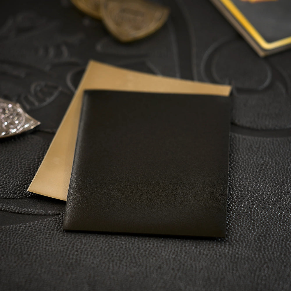 Dragon Shield Dual Matte 2 Tone Sleeves: Black and Gold