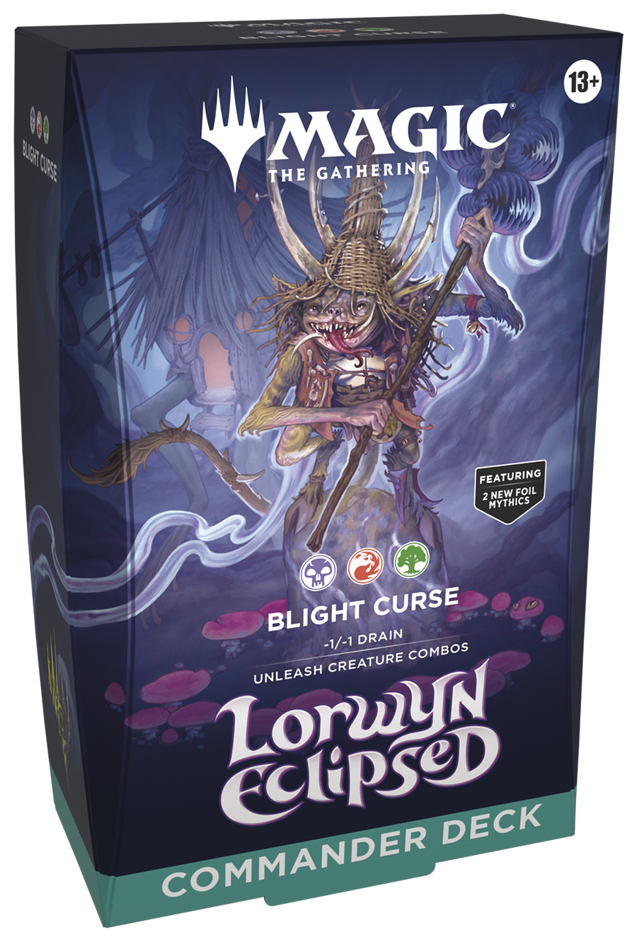 Magic The Gathering: Lorwyn Eclipsed - Commander Deck: Blight Curse (Pre-Order) (In-Store Only)