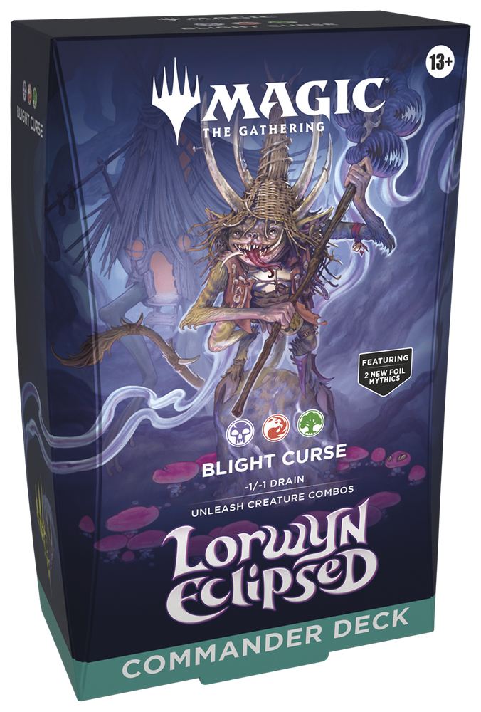 Magic The Gathering: Lorwyn Eclipsed - Commander Deck: Blight Curse (Pre-Order) (In-Store Only)