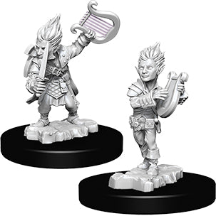 Pathfinder Deep Cuts Unpainted Miniatures: W5 Male Gnome Bard