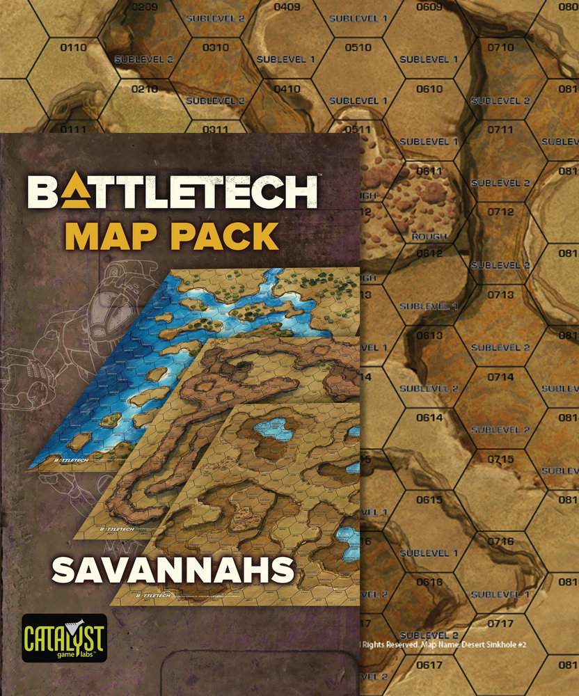 BattleTech: Map Pack- Savannah