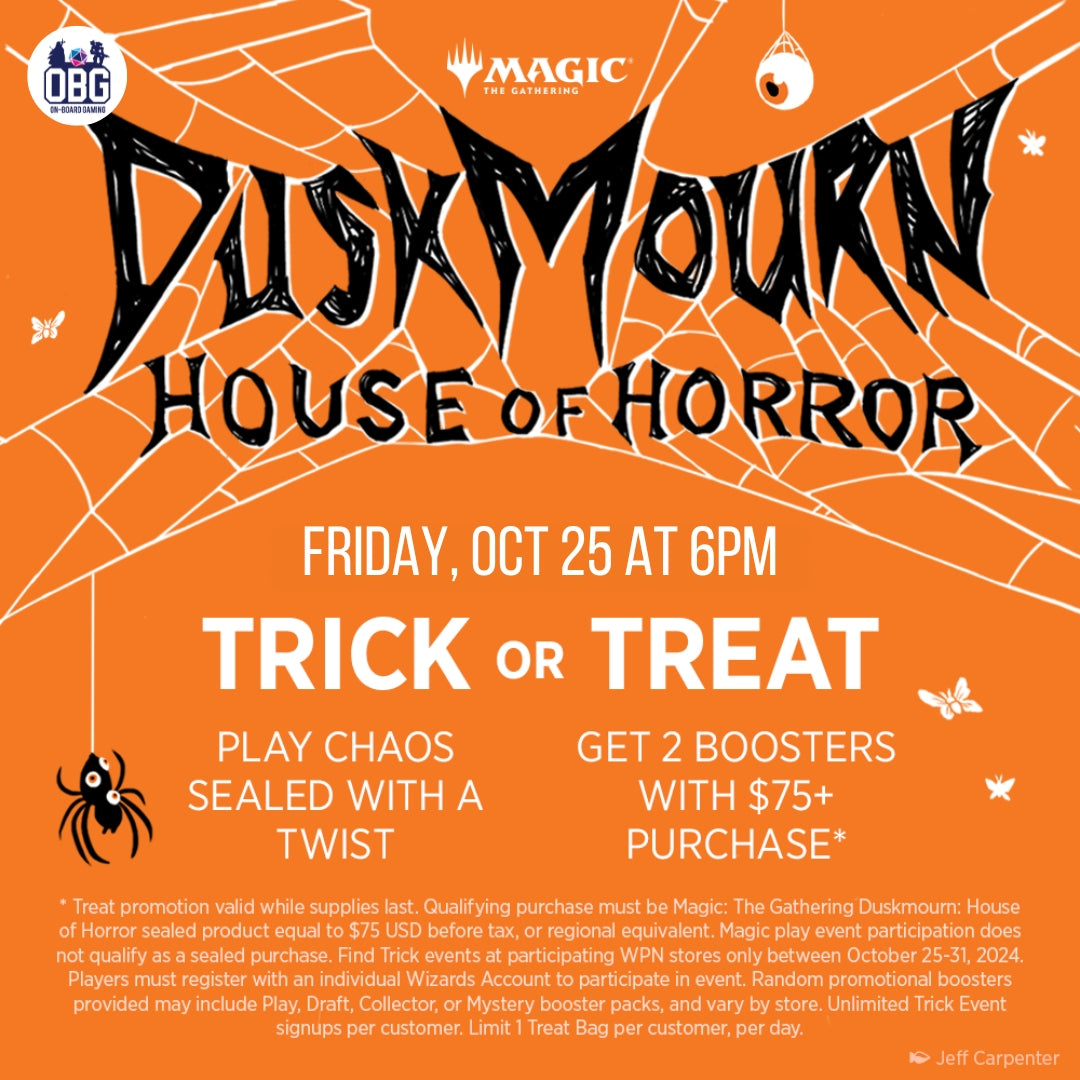 Trick or Treat Sealed ticket - Fri, Oct 25 2024