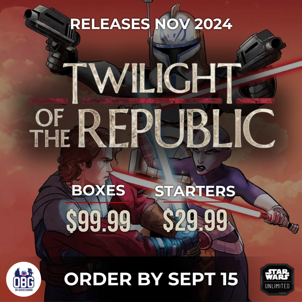 swu twilight of the republic booster box Star Wars: Unlimited – Republic: Display (Pre and much more to Options:(Pre Order) Vivi Ornitier (Holofoil / Game mat) (expect around $220+) Magic the Gathering Secrets Japanese Pokemon_Dream League SM11B