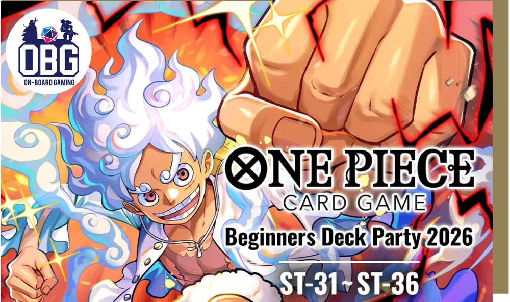 One Piece TCG: ST-31 ~ ST-36 Beginner Deck Party  - Saturday 8/1/26 12:30PM