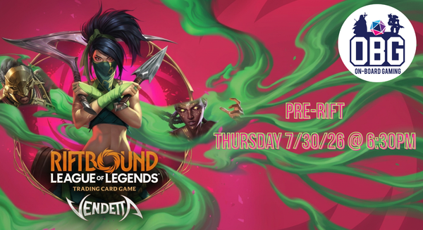 Riftbound: Vendetta Pre-Rift - Thursday 7/30/26 6:30PM