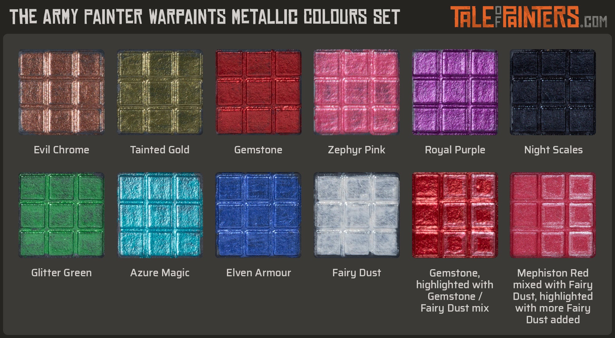 Warpaints: Metallic Colours Paint Set