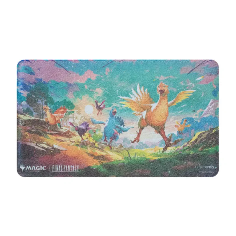 Playmat: MTG Holofoil- Final Fantasy- Chocobo Race
