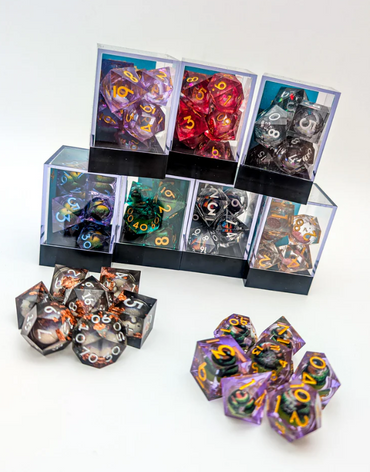 Assorted Liquid Core Dice Set