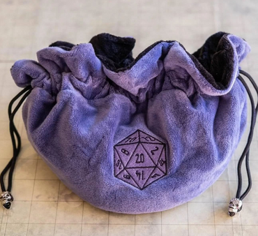 Bag for Dice with Pockets - Blue