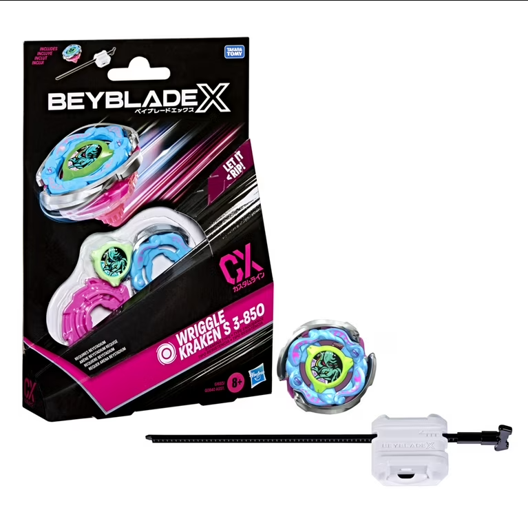 Beyblade x Wriggle Kraken S 3-850 CX Starter Pack
