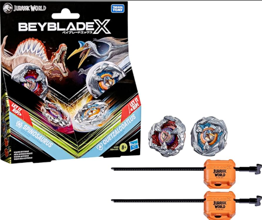 Beyblade X: Jurassic World Set - Spinosaurus vs. Quetzalcoatlus