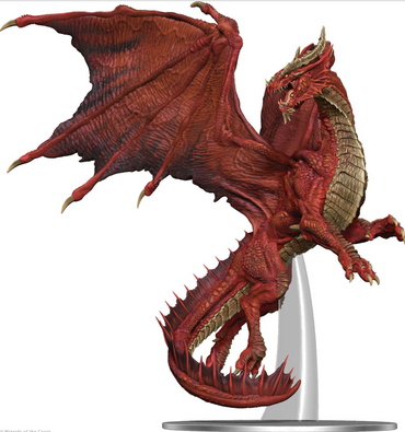 Dungeons & Dragons: Icons of the Realms Adult Red Dragon Premium Figure