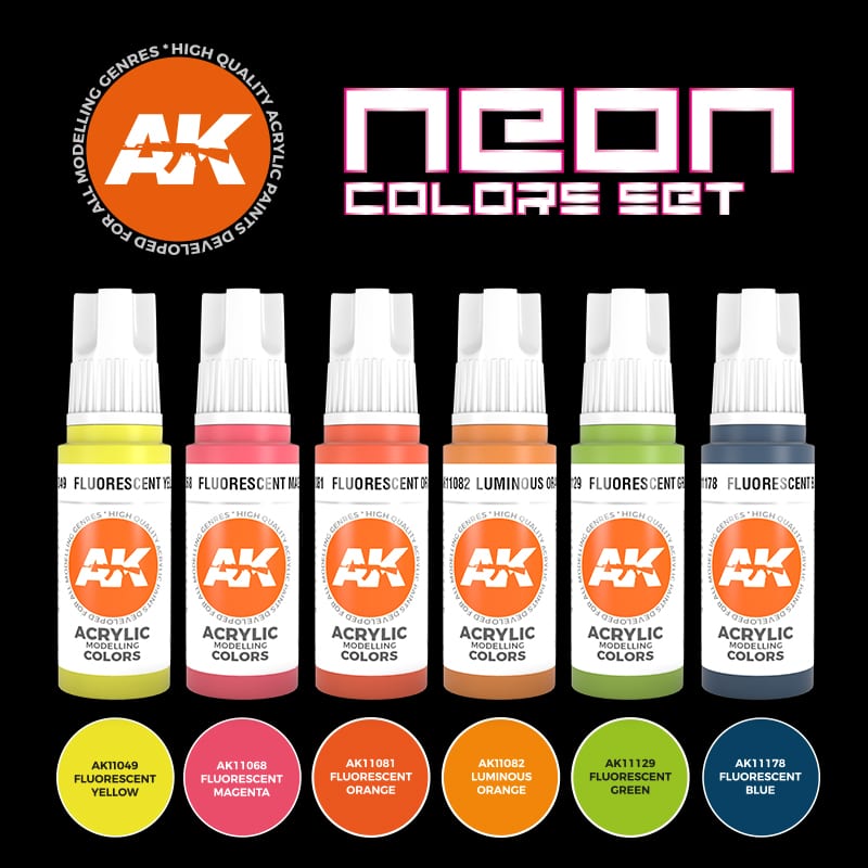 AK Neon Color Set