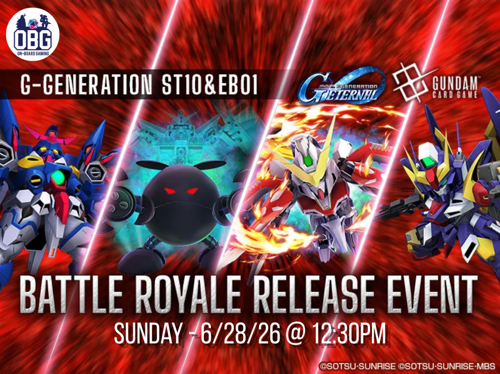 Gundam TCG - ST-10 & EB-01 Release Event  - Sunday 6/28/26 12:30PM