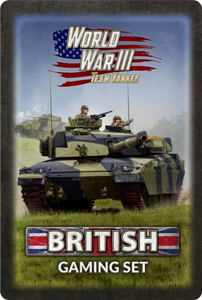 British Gaming Set (WWIII x20 Tokensx2 Objectivesx16 Dice)