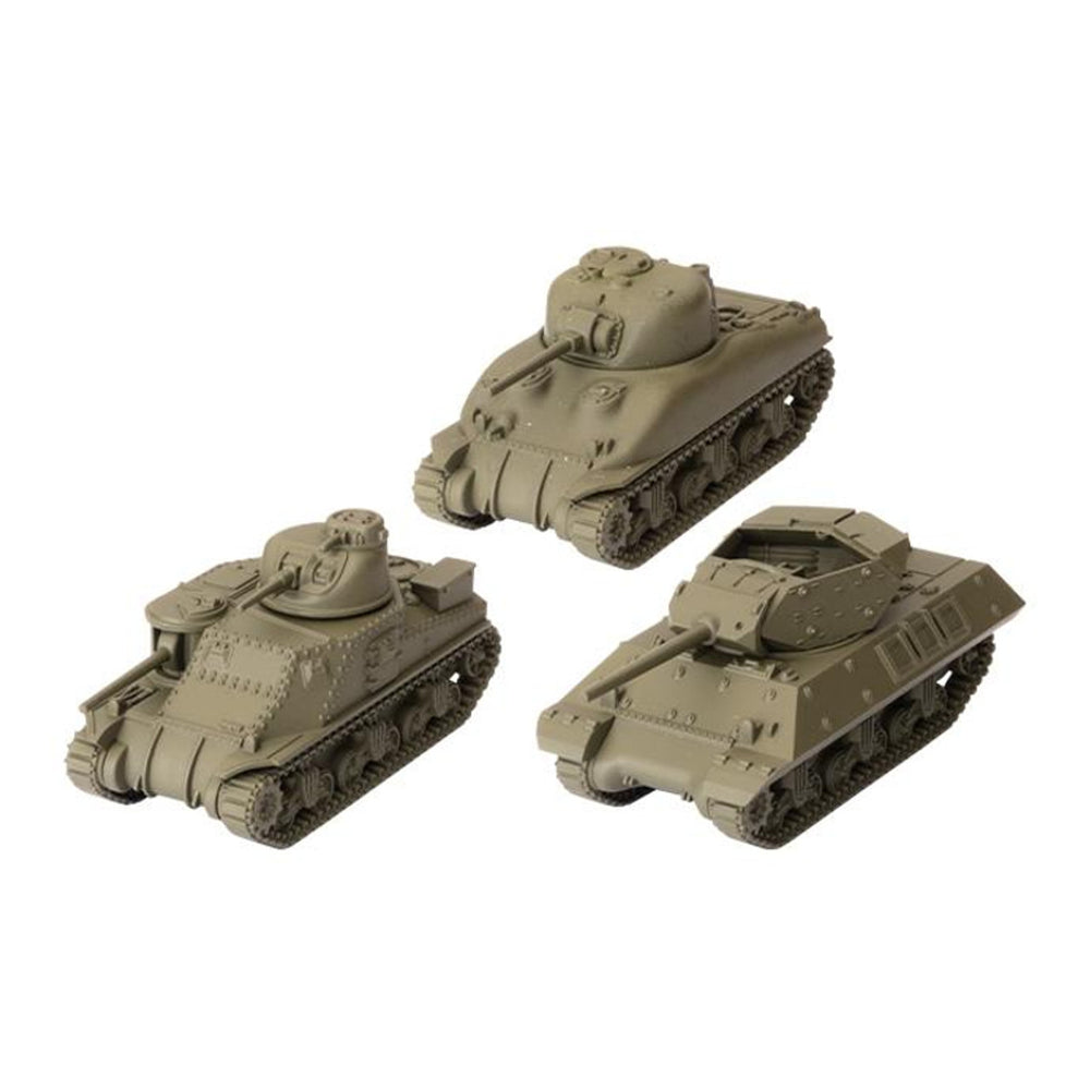 U.S.A. Tank Platoon (M3 Lee, M4A1 75mm Sherman, M10 Wolverine)