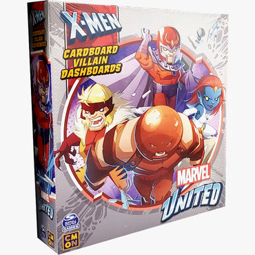 Marvel United X-Men: Cardboard Villain Dashboards