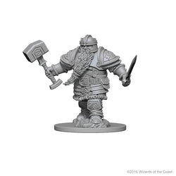 Dungeons & Dragons: Nolzur's Marvelous Unpainted Miniatures - W01 Dwarf Male Fighter
