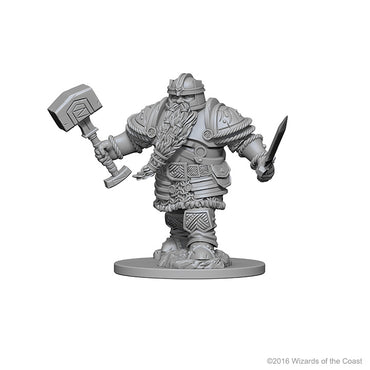 Dungeons & Dragons: Nolzur's Marvelous Unpainted Miniatures - W01 Dwarf Male Fighter