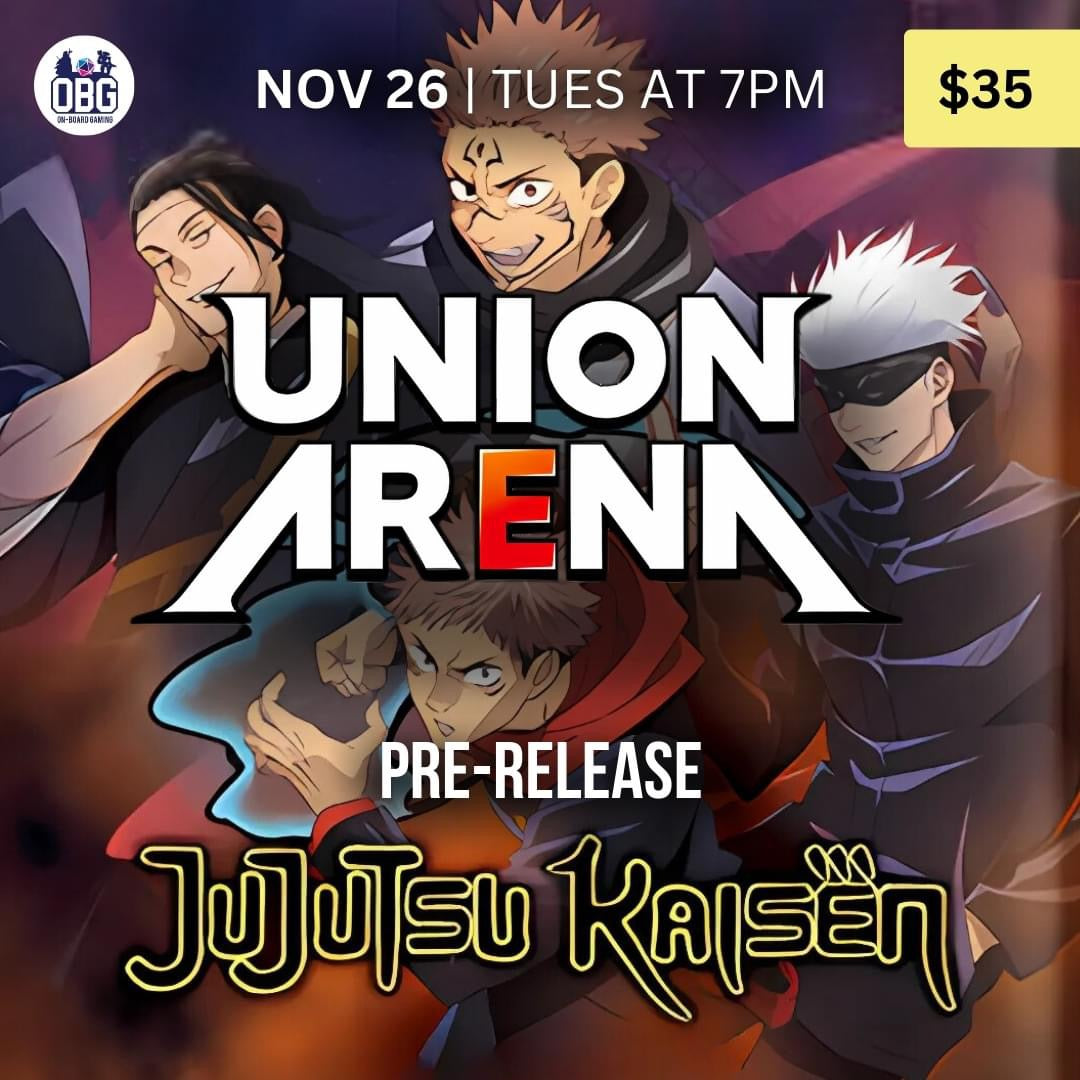 Union Arena: Jujutsu Kaisen Release Event ticket - Tue, Nov 26 2024