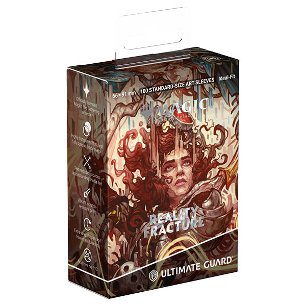Card Sleeves: Art Sleeves- MTG- Reality Fracture- Red Rare